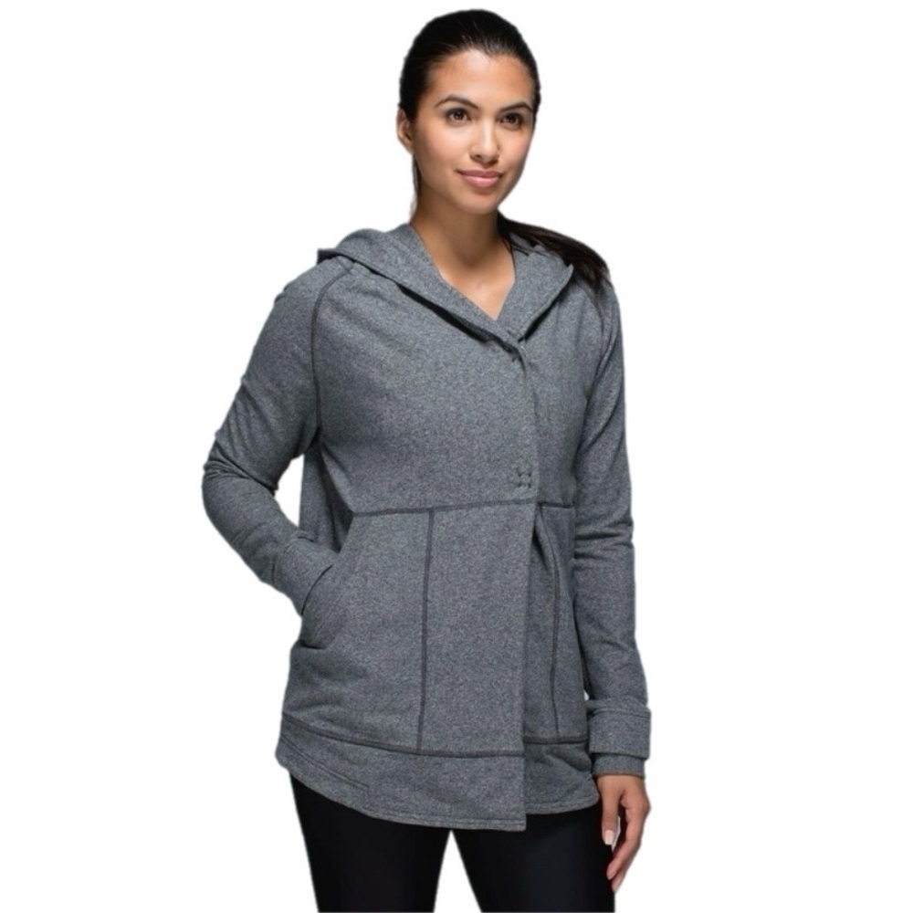 Lululemon Find Your Centre Wrap
Hoodie Jacket Heathered Speckled Black - Picture 2 of 16